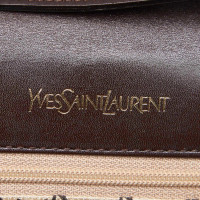 Yves Saint Laurent Umhängetasche aus Leder in Braun