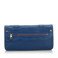 Proenza Schouler Clutch Bag Leather in Blue