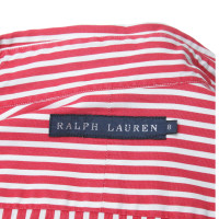 Ralph Lauren Gestreifte Bluse in Rot/Weiß