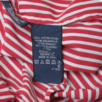Ralph Lauren Gestreifte Bluse in Rot/Weiß