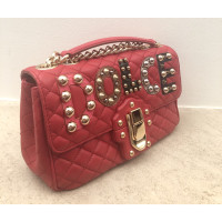 Dolce & Gabbana Handtasche aus Leder in Rot