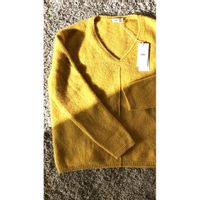 Closed Strick aus Wolle in Gelb
