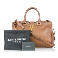 Yves Saint Laurent Umhängetasche aus Leder in Braun
