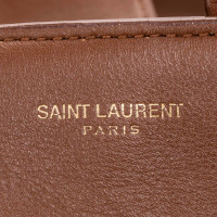 Yves Saint Laurent Borsa a tracolla in Pelle in Marrone