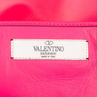 Valentino Garavani Clutch Bag Leather in Pink