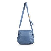 Chloé Marcie Bag aus Leder in Blau