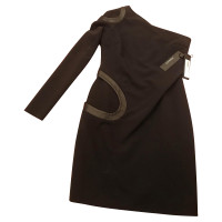 Versace One-Shoulder-Kleid in Schwarz