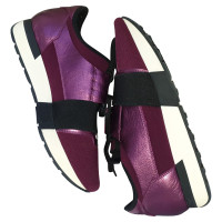 Balenciaga Chaussures de sport en Cuir en Violet