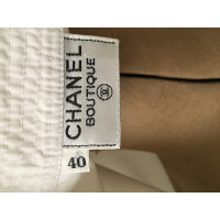 Chanel Top en Coton en Blanc