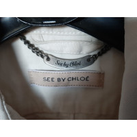 See By Chloé Jacket/Coat Cotton in Beige