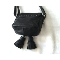 Sonia Rykiel Shoulder bag Leather in Black