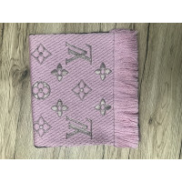 Louis Vuitton Sjaal Wol in Roze