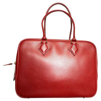 Hermès Plume aus Leder in Rot