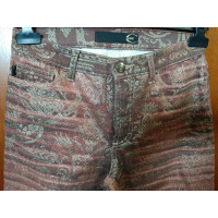 Just Cavalli Paire de Pantalon en Coton en Bordeaux