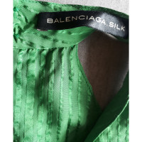 Balenciaga Jurk Zijde in Groen
