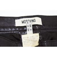 Moschino Hose aus Leder in Braun