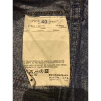 Dolce & Gabbana Jacket/Coat Jeans fabric in Blue