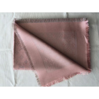 Louis Vuitton Sjaal Zijde in Roze