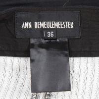 Ann Demeulemeester Gonna in Cotone in Nero