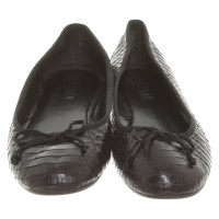 Polo Ralph Lauren Slippers/Ballerinas Leather in Black