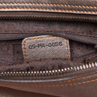 Christian Dior Gaucho Saddle Bag aus Leder in Beige