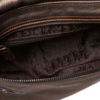 Christian Dior Gaucho Saddle Bag aus Leder in Beige