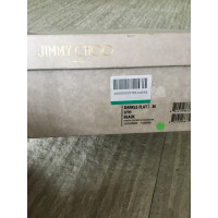 Jimmy Choo Stiefel aus Leder in Schwarz
