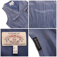 Armani Jeans Jumpsuit aus Viskose in Blau