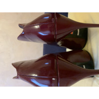 Gucci Boots Leather in Bordeaux