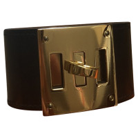 Hermès Collier de Chien Armband aus Leder in Gold