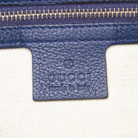 Gucci Handtas Leer in Blauw