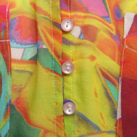 St. Emile Zijden blouse in multi kleur