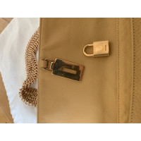 Prada Clutch Bag Leather in Ochre