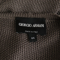 Giorgio Armani Camicia in maglia grigia