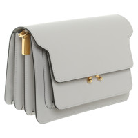 Marni Trunk Bag aus Leder in Grau