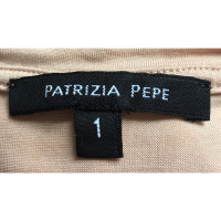 Patrizia Pepe Top Silk in Nude