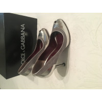 D&G Pumps/Peeptoes Cashmere in Silvery