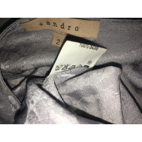 Sandro Vestito in Seta in Grigio