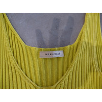 Chloé Dress Cotton in Yellow