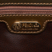 Fendi Shoulder bag Leather in Khaki