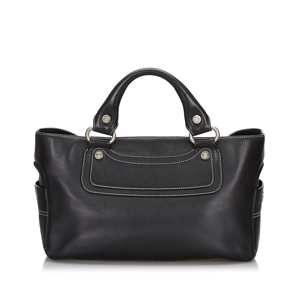 Céline Handbag Leather in Black