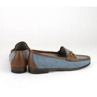 Gucci Slipper/Ballerinas aus Canvas in Blau