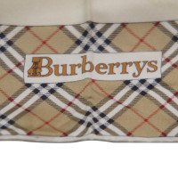 Burberry Sciarpa di seta con motivo cane