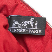 Hermès Bolide Travel Case in Tela in Rosso
