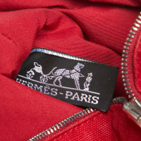Hermès Bolide Travel Case en Toile en Rouge