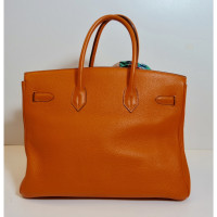 Hermès Birkin Bag 35 en Cuir en Orange