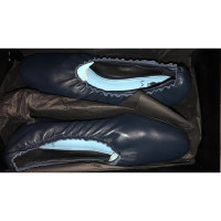 Lanvin Slippers/Ballerinas Leather in Blue