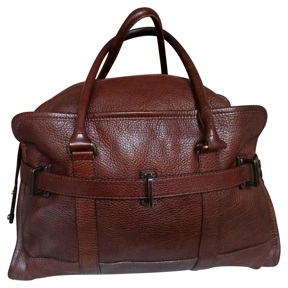 Burberry Prorsum Tote bag Leather in Brown
