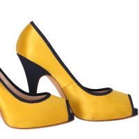 Giuseppe Zanotti Pumps/Peeptoes Leer in Geel