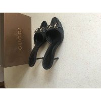 Gucci Sandalen Canvas in Zwart